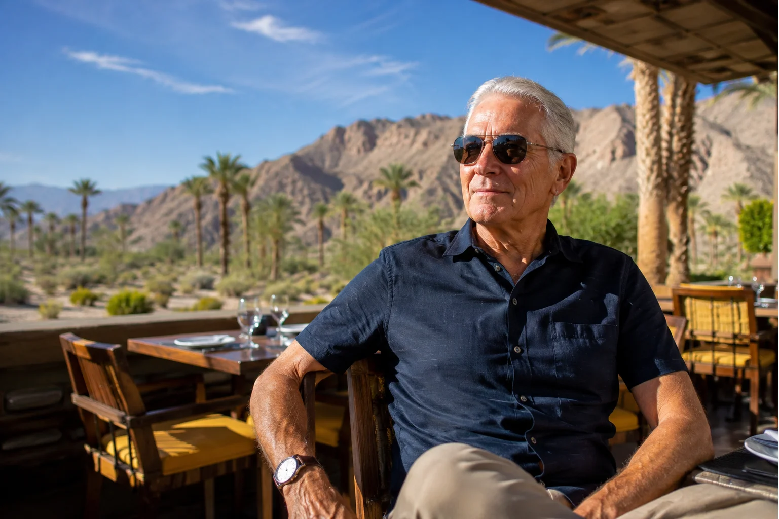 Happy patient after cataract surgery at Desert Vision Center